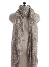 Elsa Soft Leopard Print Fashion Scarf